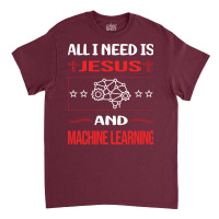 Funny Jesus Machine Learning Aesthetic Classic T-shirt | Artistshot