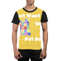 I Just Want To Quilt Pet Dogs Hipster Nostalgia Graphic T-shirt | Artistshot