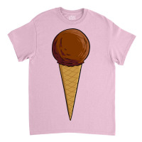 Ice Cream Cone Chocolate Classic T-shirt | Artistshot