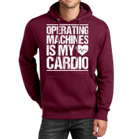 Machine Operator Cnc Machinist Cnc Operator Red Unisex Hoodie | Artistshot