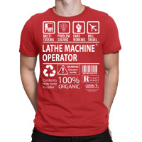 Lathe Machine Operator T  Multitasking Certified J T-shirt | Artistshot