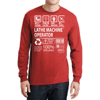 Lathe Machine Operator T  Multitasking Certified J Long Sleeve Shirts | Artistshot