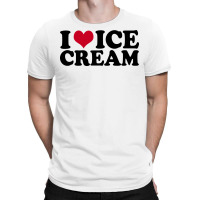 I Love Ice Cream Red T-shirt | Artistshot