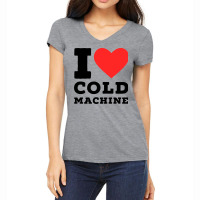 I Love Cold Machine Gift Women's V-neck T-shirt | Artistshot