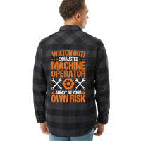 Machine Operator Cnc Machinist Cnc Operator Vintag Flannel Shirt | Artistshot