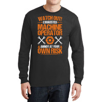 Machine Operator Cnc Machinist Cnc Operator Vintag Long Sleeve Shirts | Artistshot