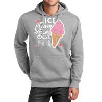 Ice Cream Can Solve Everything Love Unisex Hoodie | Artistshot