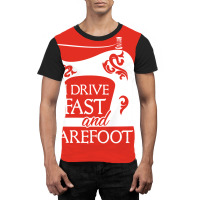 I Drive Fast And Barefoot Sewing Hipster Graphic T-shirt | Artistshot