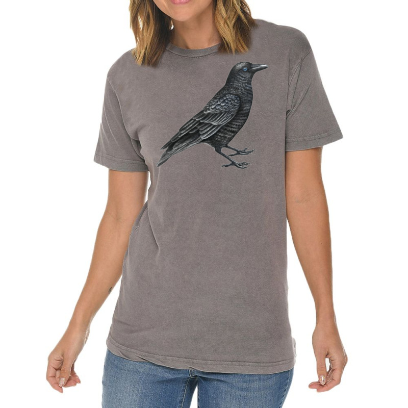 Bird Drawing Vintage T-Shirt by sporewashory | Artistshot