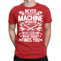 Machine Operator Machinist 80s T-shirt | Artistshot