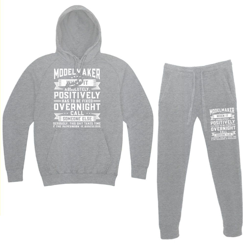 Machining Machinist Modelmaker Nostalgia Hoodie & Jogger Set | Artistshot