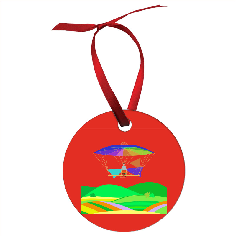 Letur Flying His Parachuteglider Machine 1854 Hips Ornament | Artistshot