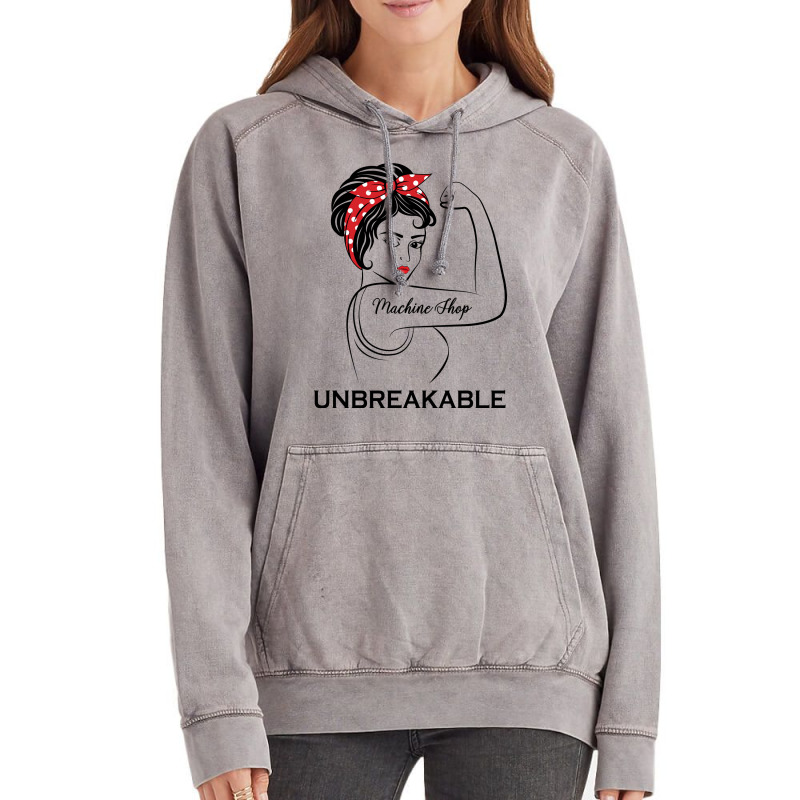 Machine Shop Unbreakable Gift Vintage Hoodie | Artistshot