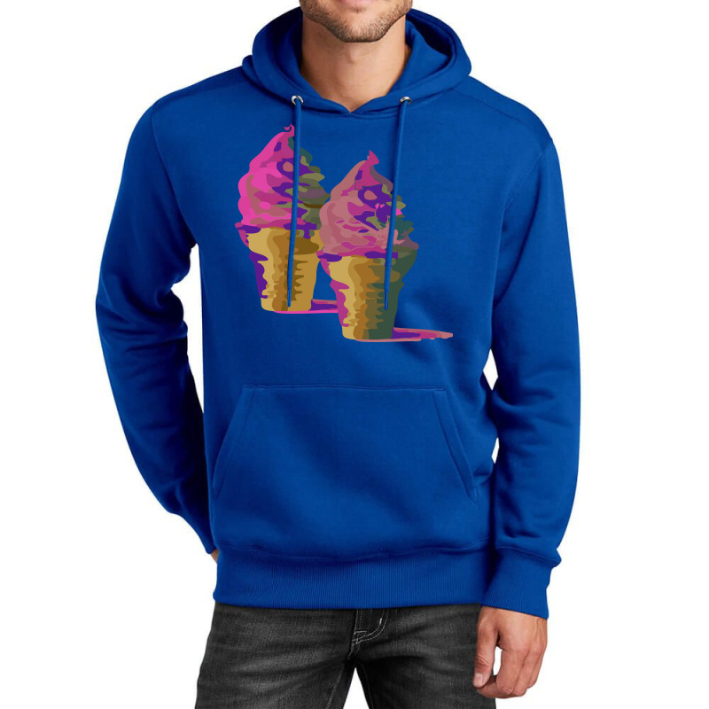 Multi Colored Ice Cream Hipster Unisex Hoodie by doveriilskeh | Artistshot