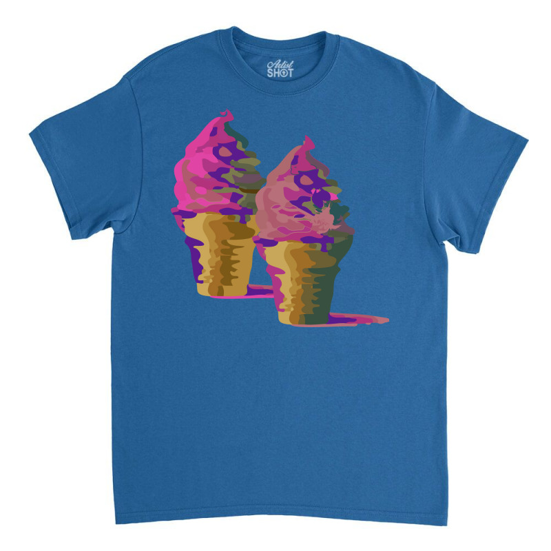 Multi Colored Ice Cream Hipster Classic T-shirt by doveriilskeh | Artistshot