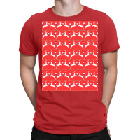 Christmas Is Coming Candy Santa Red T-shirt | Artistshot