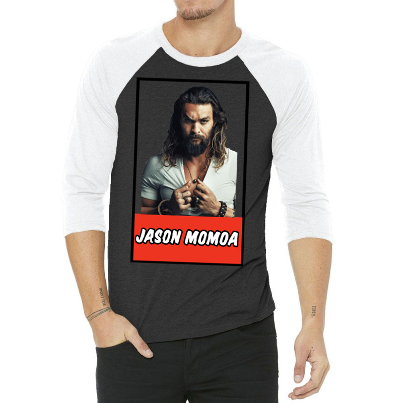 Funny Style Shirt Jason Momoa Dc Jason Momoacomics 3/4 Sleeve Shirt by sporewashory | Artistshot