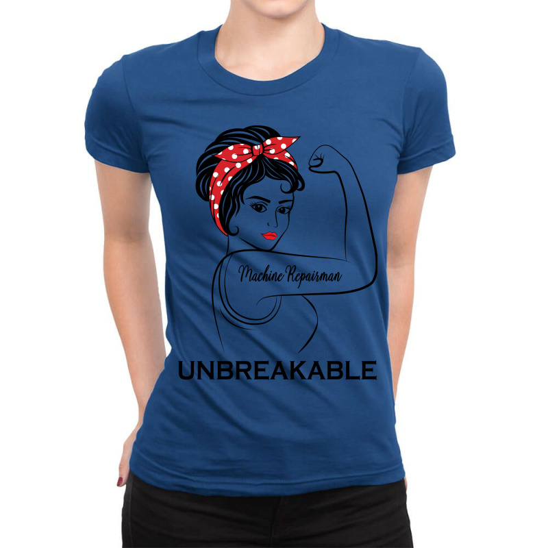 Machine Repairman Unbreakable 70s Ladies Fitted T-Shirt by zuldogmallm | Artistshot