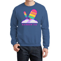 Two Rainbow Ice Creams Kids Gift Nature Crewneck Sweatshirt | Artistshot