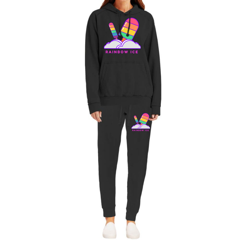 Two Rainbow Ice Creams Kids Gift Nature Hoodie & Jogger set by doveriilskeh | Artistshot