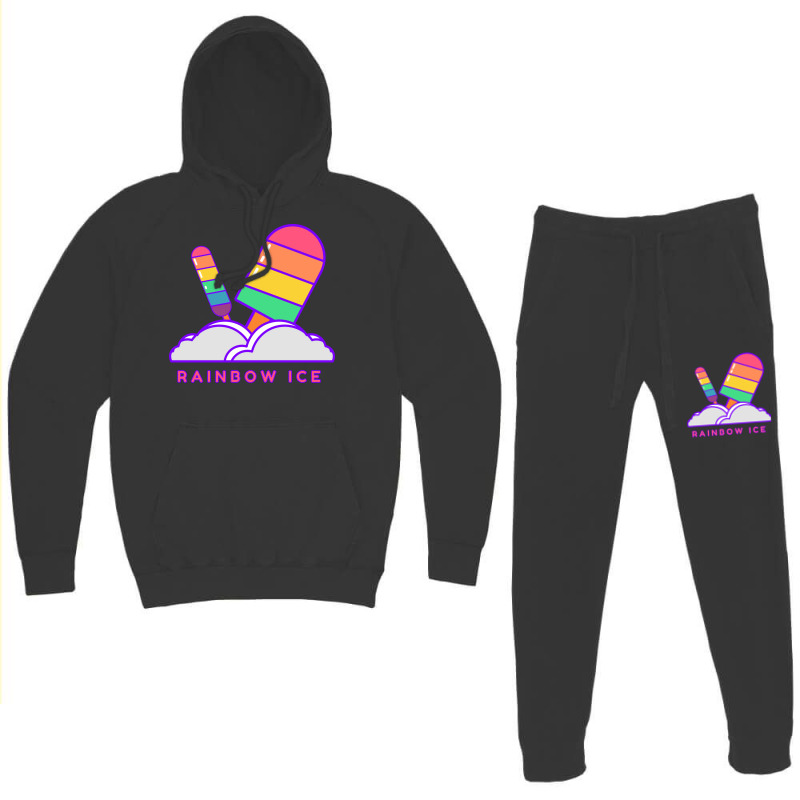 Two Rainbow Ice Creams Kids Gift Nature Hoodie & Jogger set by doveriilskeh | Artistshot