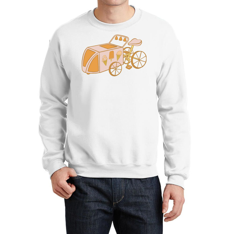 Dickie Dee Ice Cream Bike Humor Crewneck Sweatshirt by shabnajianxiq | Artistshot