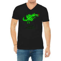 Dragon Artwork V-neck Tee | Artistshot