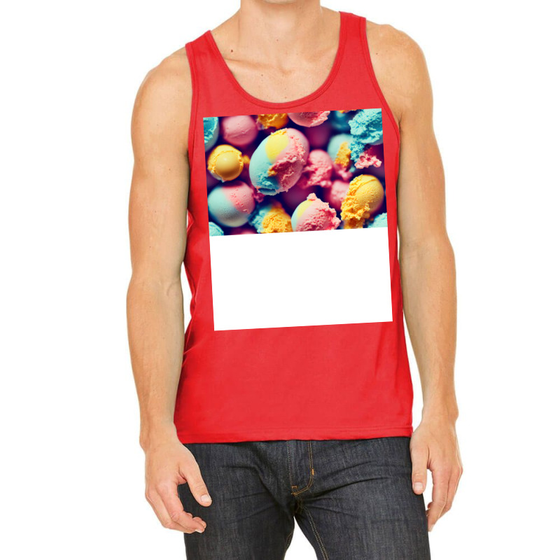 Colorful Ice Cream Funny Tank Top | Artistshot