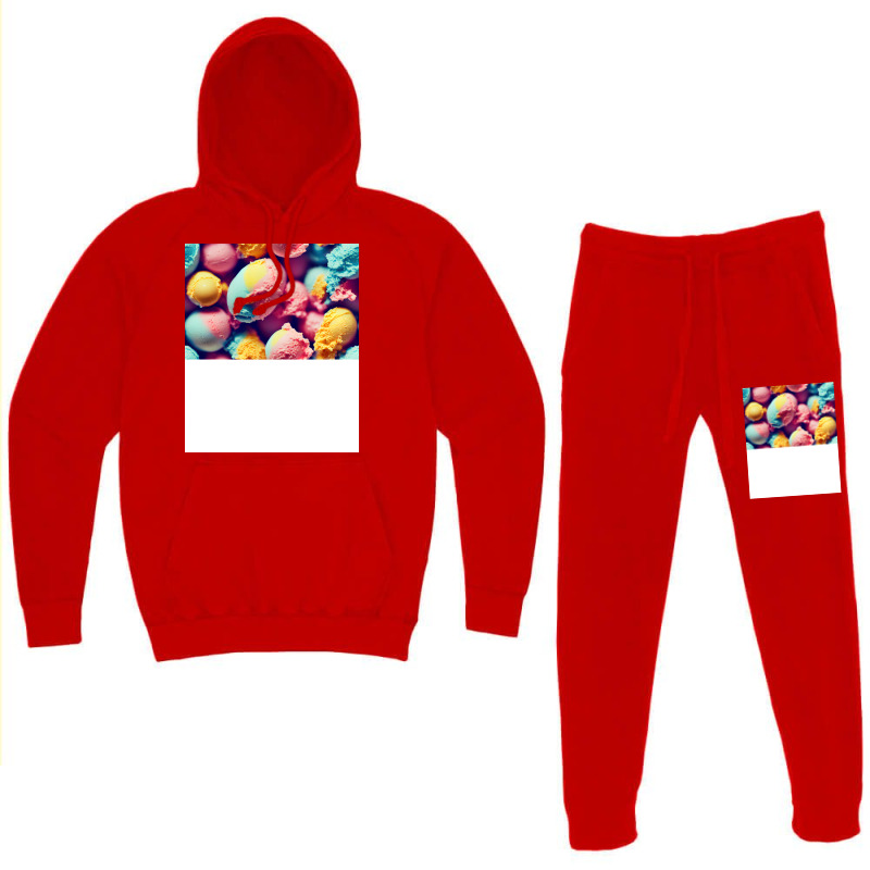 Colorful Ice Cream Funny Hoodie & Jogger Set | Artistshot