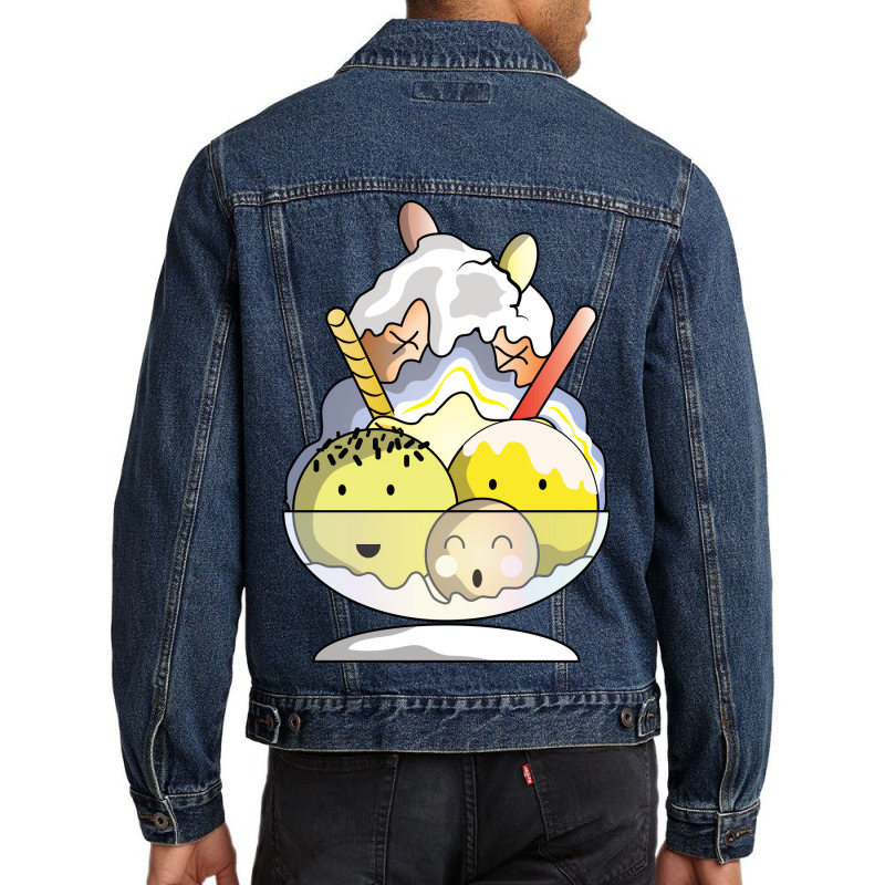 Dont Worry Eat Ice Cream Hipster Men Denim Jacket | Artistshot