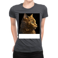 Mechanical Cat Robot Cat Humor Ladies Fitted T-shirt | Artistshot