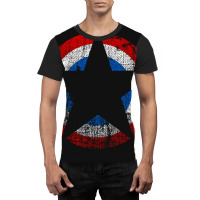 Patriot   Distressed Star Graphic T-shirt | Artistshot