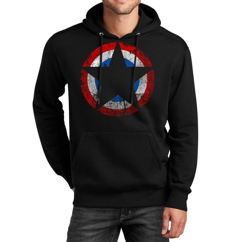 Patriot   Distressed Star Unisex Hoodie | Artistshot