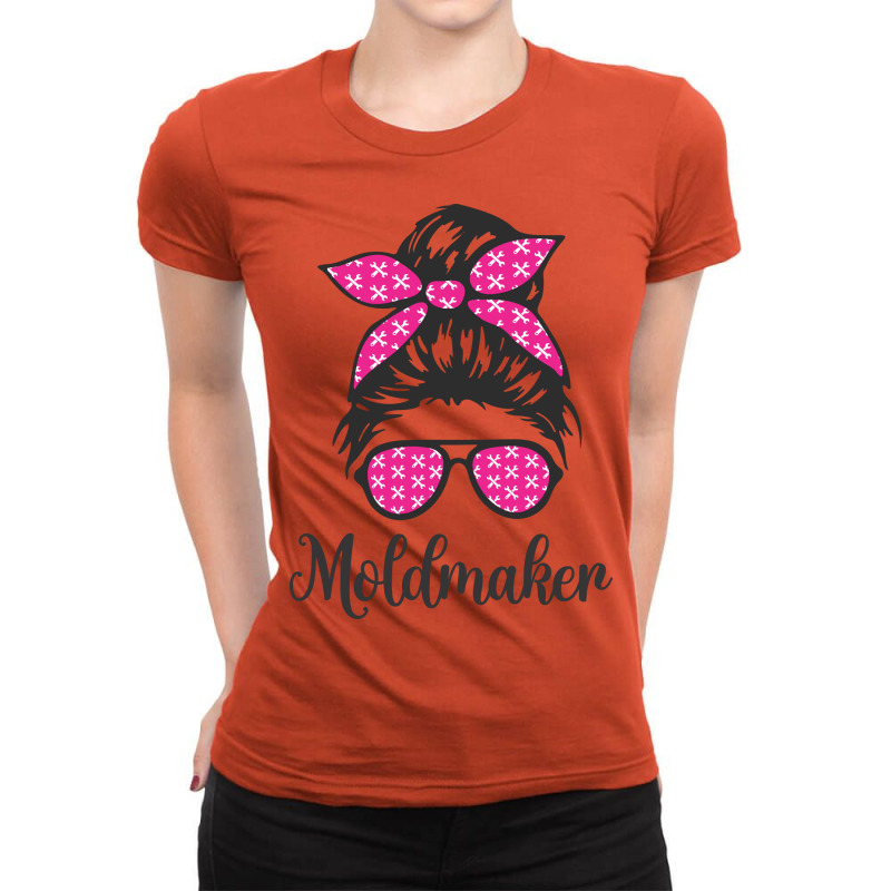 Machining Messy Bun Moldmaker Machinist Summer Ladies Fitted T-Shirt by sukyinamroz4 | Artistshot