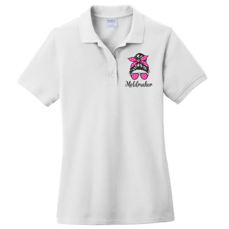 Machining Messy Bun Moldmaker Machinist Summer Ladies Polo Shirt by sukyinamroz4 | Artistshot