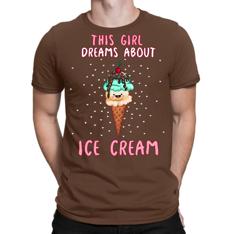 This Girl Dreams About Ice Cream Tumblr T-Shirt by shabnajianxiq | Artistshot