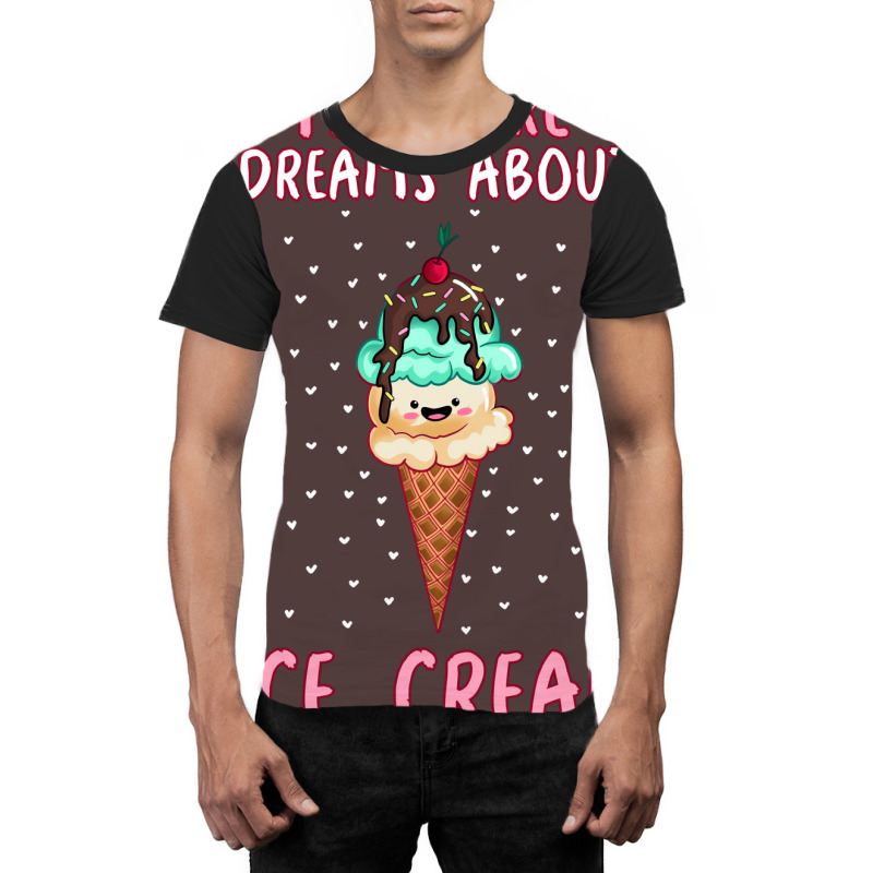 This Girl Dreams About Ice Cream Tumblr Graphic T-shirt by shabnajianxiq | Artistshot