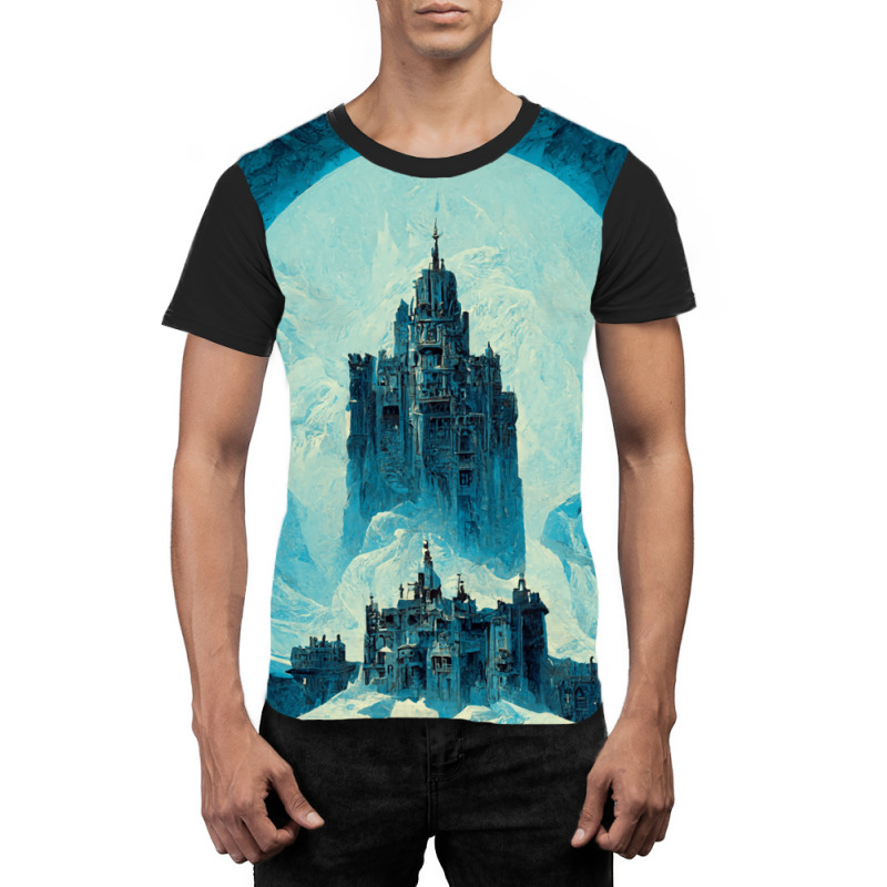 Castle Of Ice Graphic T-shirt by gouselauckt | Artistshot