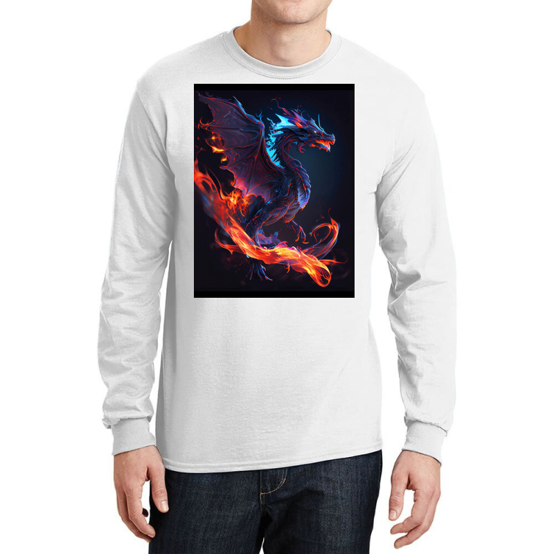 Fantasy Dragons And Mystical Creatures 9 Long Sleeve Shirts by gouselauckt | Artistshot