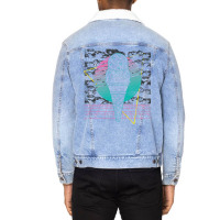 Sweets Ice Cream Cone Foodie Retro Vaporwave Ice C Unisex Sherpa-lined Denim Jacket | Artistshot