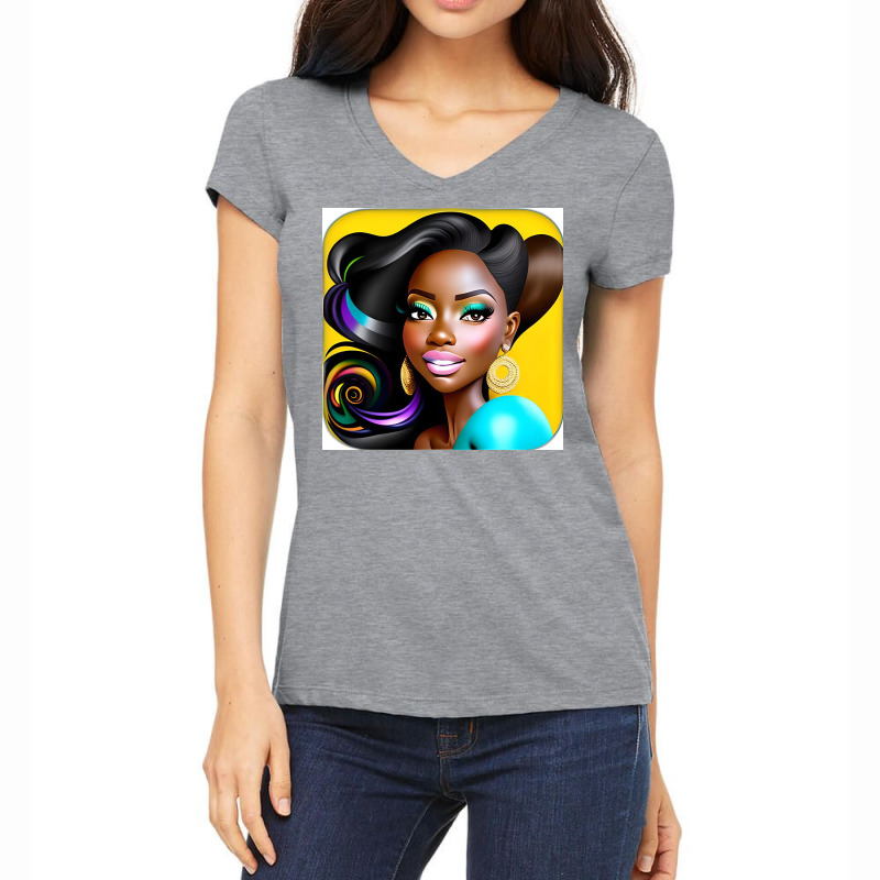 Cutie Pie 1 Women's V-Neck T-Shirt by BMSC | Artistshot