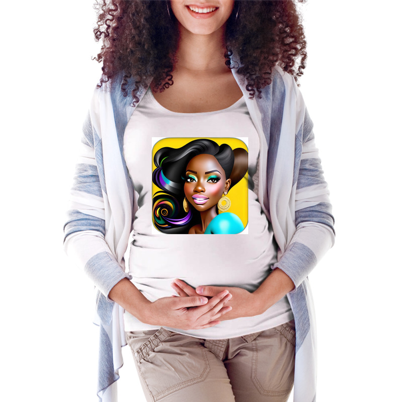 Cutie Pie 1 Maternity Scoop Neck T-shirt by BMSC | Artistshot