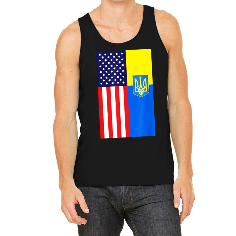 Uk American Flag Tank Top | Artistshot