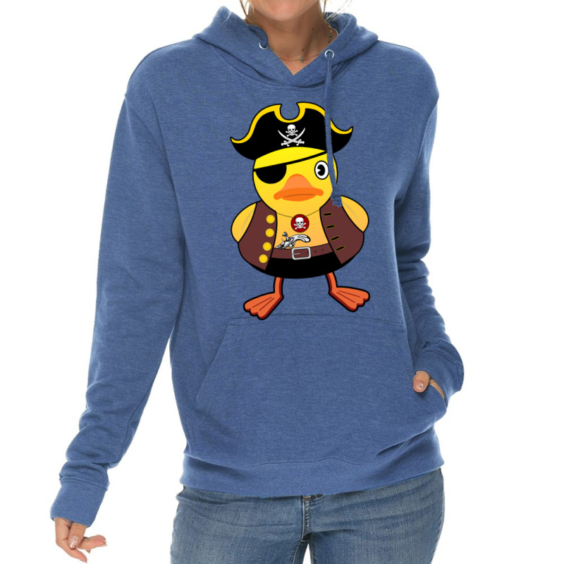 Cool Rubber Duck Pirate Yellow Lightweight Hoodie by bonitamella8 | Artistshot