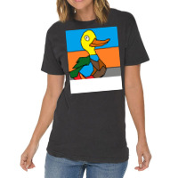 Duck Doing Cute Things Hippie Vintage T-shirt | Artistshot