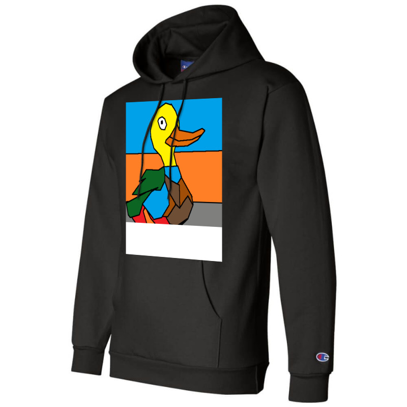 Duck Doing Cute Things Hippie Champion Hoodie | Artistshot