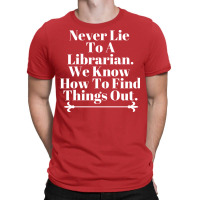 Librarian Find Things Out Fun Retro T-shirt | Artistshot