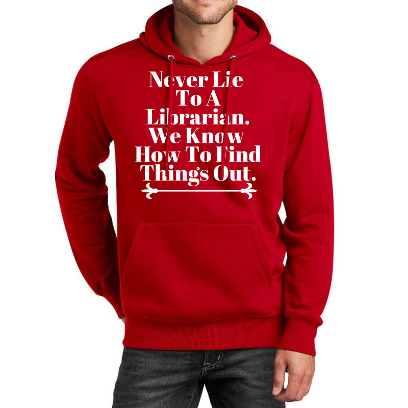 Librarian Find Things Out Fun Retro Unisex Hoodie | Artistshot