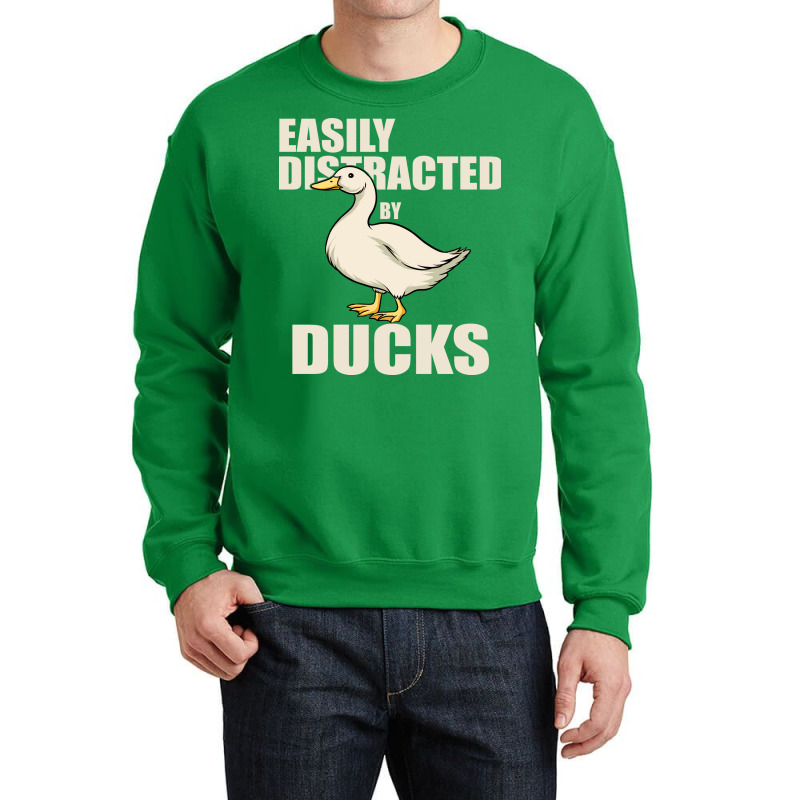 Easily Distracted By Ducks Boy Love Crewneck Sweatshirt by anteneteubeld | Artistshot