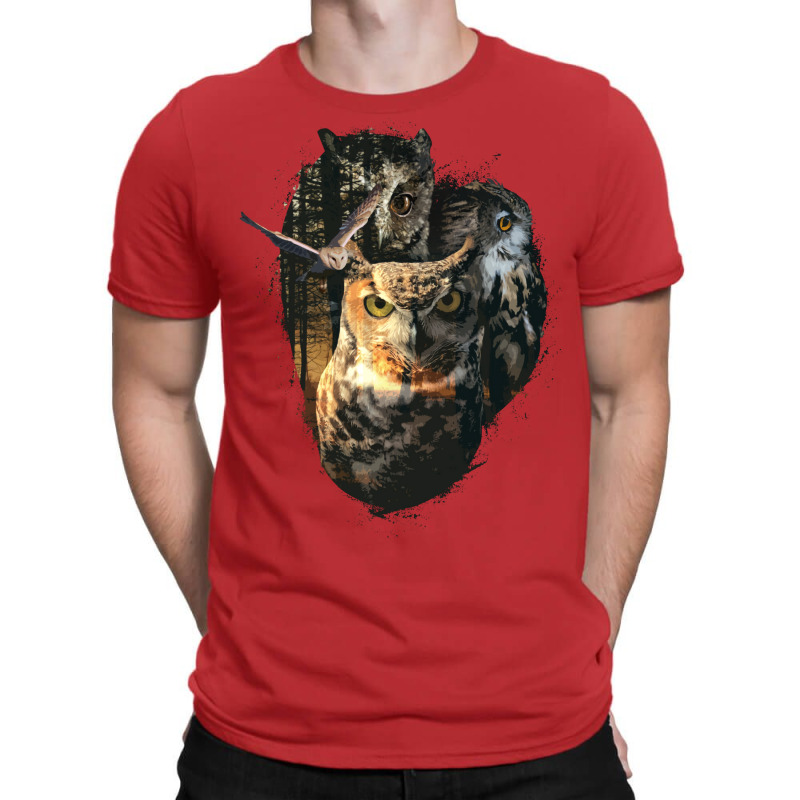 Forest Owl Master Wizzard Magician Funny T-Shirt by anteneteubeld | Artistshot